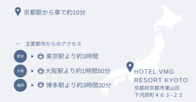 HOTEL VMG RESORT KYOTO地図