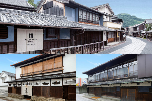 竹原製塩町に点在する歴史的建造物が10室のホテルに1
