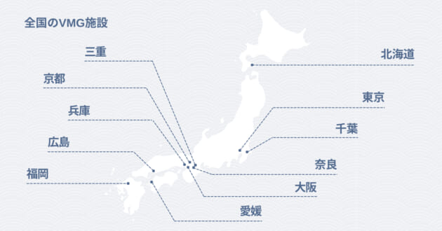 全国のVMG施設