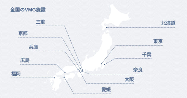 全国のVMG施設