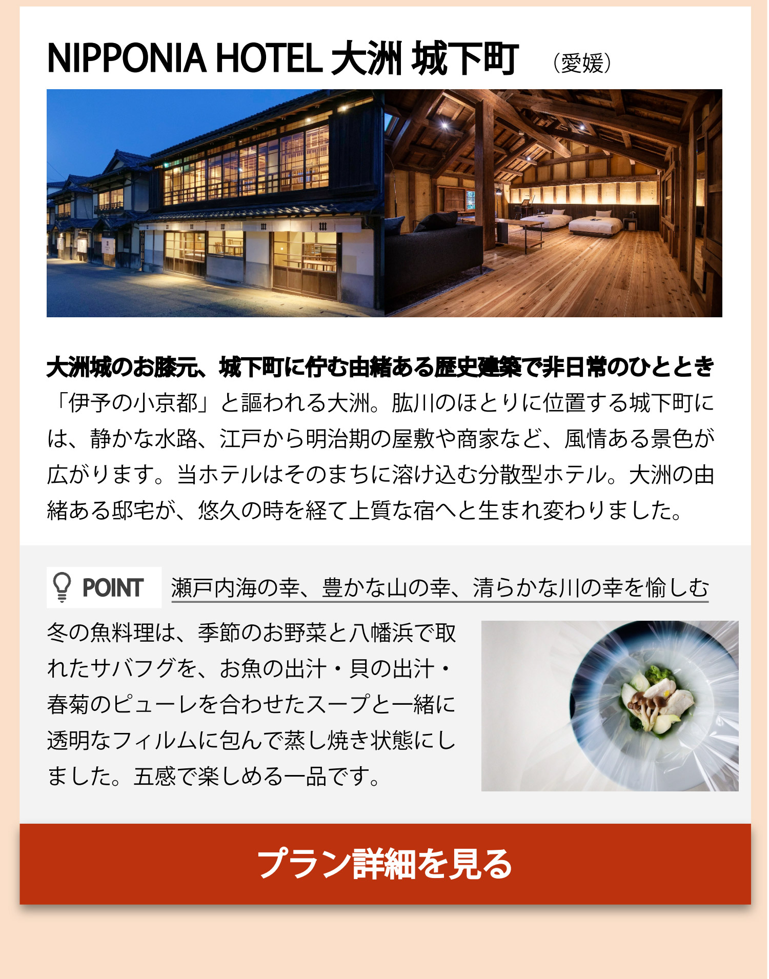 NIPPONIA HOTEL 大洲 城下町