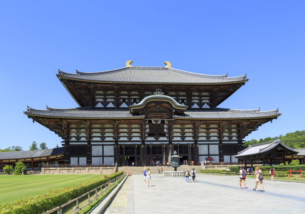 奈良の東大寺の外観