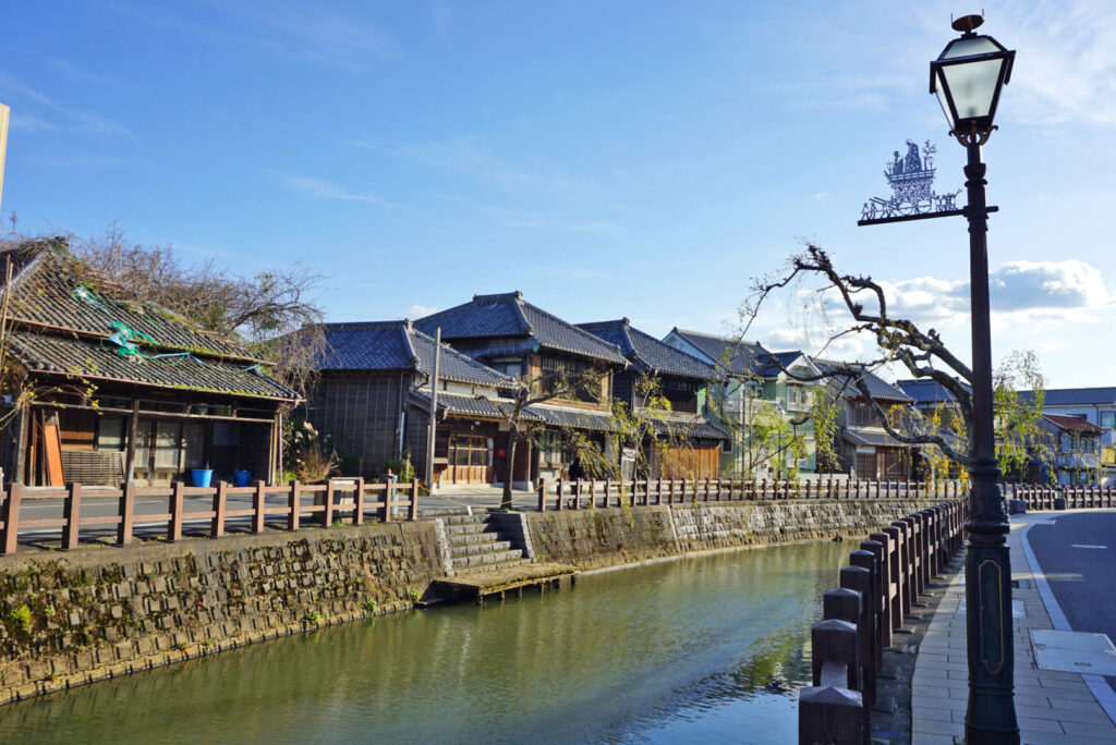 千葉県香取市佐原の町並み