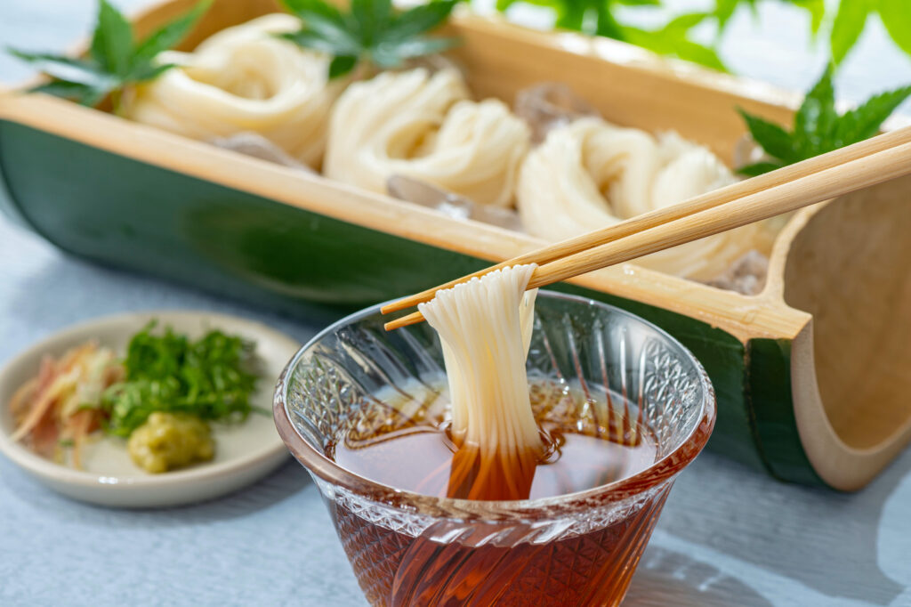 夏においしい冷やし素麺