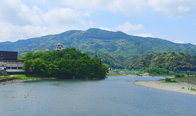 愛媛県大洲城と肱川