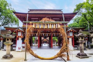 太宰府天満宮の茅の輪くぐり