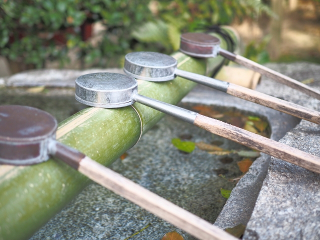 神社の手水舎