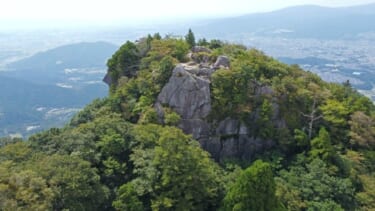 宝満山山頂の風景