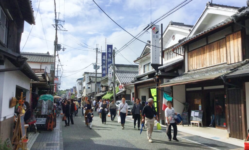 兵庫県丹波篠山市の町並み