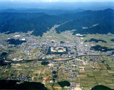 篠山城下町の俯瞰