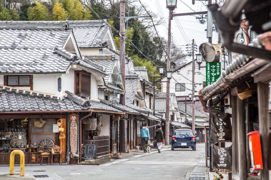 篠山の町並み