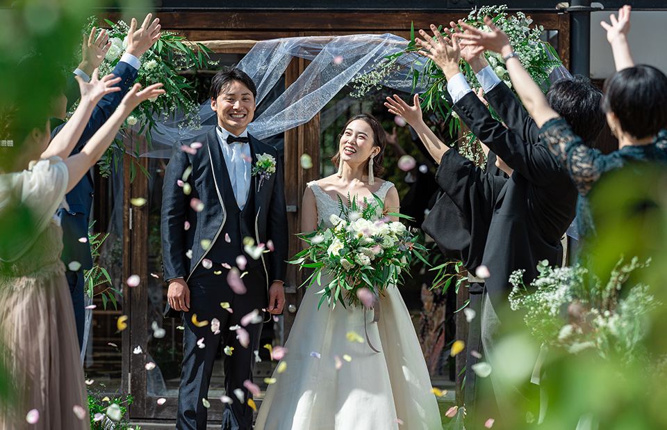 ホテルENのガーデン挙式