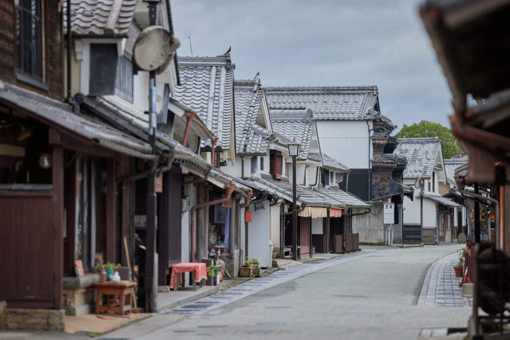 丹波篠山の町の風景