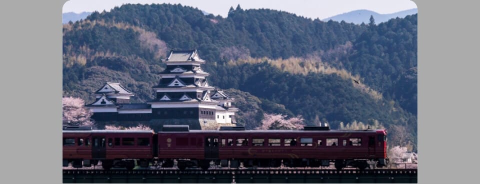 大洲城周辺の景観写真